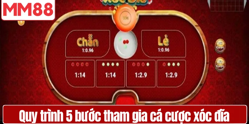 Quy trình 5 bước tham gia cá cược xóc đĩa trực tuyến an toàn